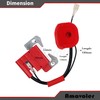Amavoler Ignition Coil with L7T Spark Plug Fit for 2