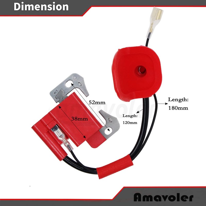 Amavoler Ignition Coil with L7T Spark Plug Fit for 2