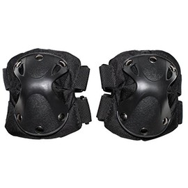 Army Tactical Elbow Protectors Security Protection Pads Airsoft Paintball Black