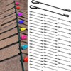 Cinnvoice 50 Pcs Ridge Clips Christmas Light Clips Roof Row
