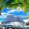 WFLNHB Heavy-Duty 420D T-Top Boat Cover 22-24ft