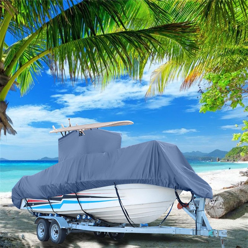 WFLNHB Heavy-Duty 420D T-Top Boat Cover 22-24ft