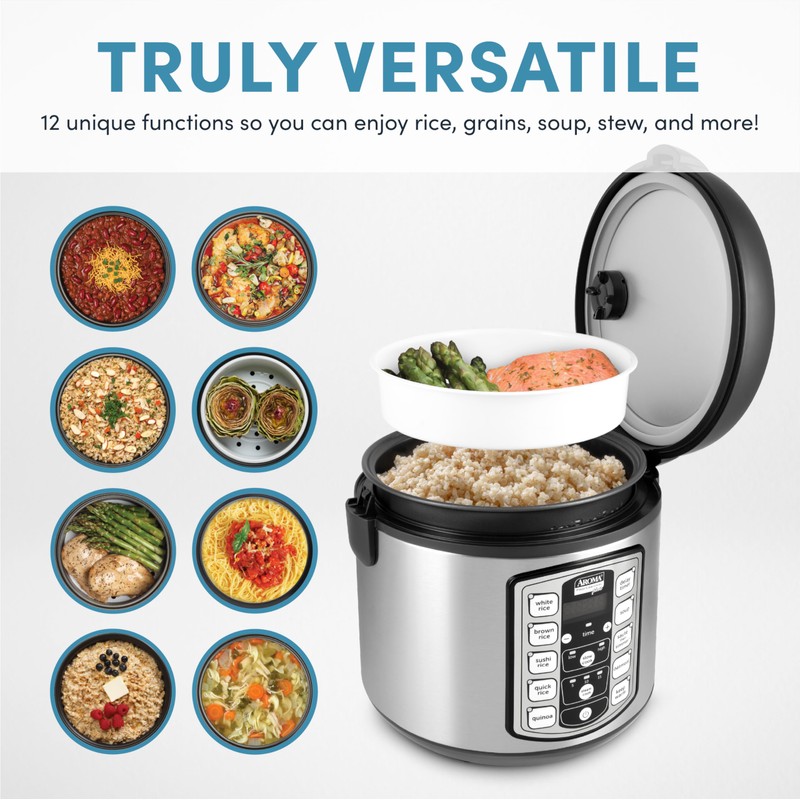 Aroma Housewares Professional Plus ARC-5000SB 20 Cup (Cooked) Digital Rice