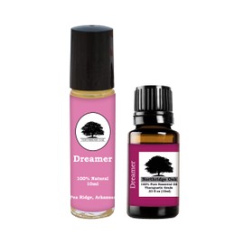 Dreamer Essential Oil Blend with Roller Bottle - Calming and Relaxing - 100% Pure Essential Oil - Therapeutic Grade Full Strength for Diffuser, Roller Bottle for Topical Application