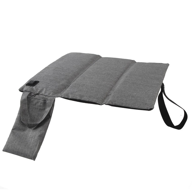 Portable Heated Seat Cushion Adjustable Temperature Lightweight Foldable USB Heating