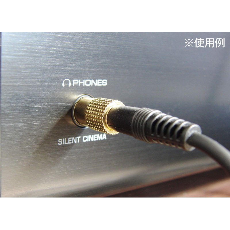 フジパーツ 3.5mm ステレオミニプラグ(メス) - 6.3mm ステレオ標準プラグ(オス) 変換プラグ AC-666