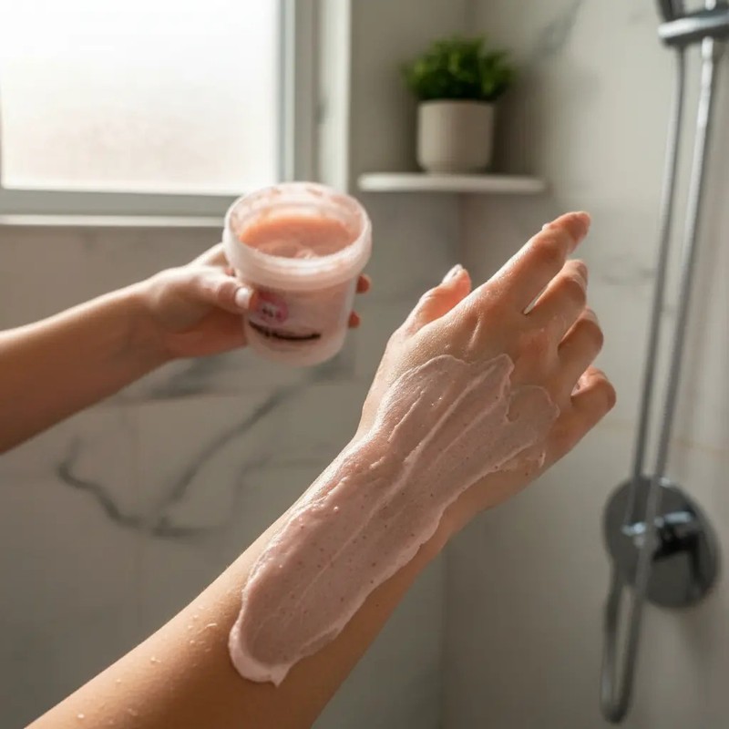 Exfoliante Corporal Ultramo Skin Melocotón Y Mirtilo 256g