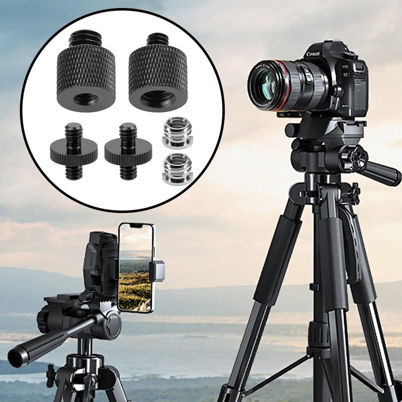 GIONAR Tripod Adapter 1/4 to 3/8 Inch Thread Adapter, 3/8
