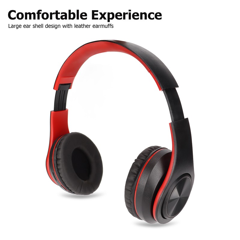Wireless Headset Stereo Noise Cancelling Foldable Bluetooth Headphone for Cellphone