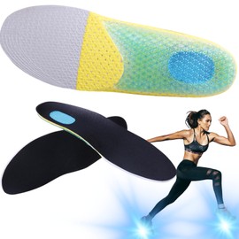 Insole, Insole, [Anti-slip Construction, Reduces Strain on Your Feet], Pit Sole, Shock Absorption, Sports, Standing Work, Unisex, No Fatigue, Shoes, Posture Support, Adjustable Size, Beautiful