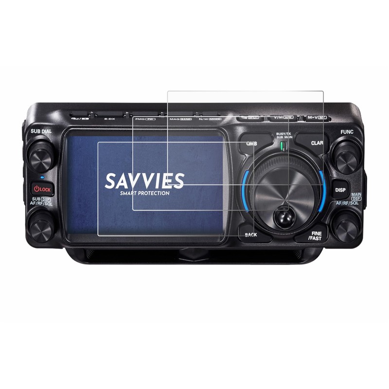 Savvies 6 Pack Screen Protector compatible with Yaesu FTX-1 Protection