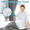BALAPET 2 Pack Sauna Blanket Insert Towel,100% Cotton Insert for