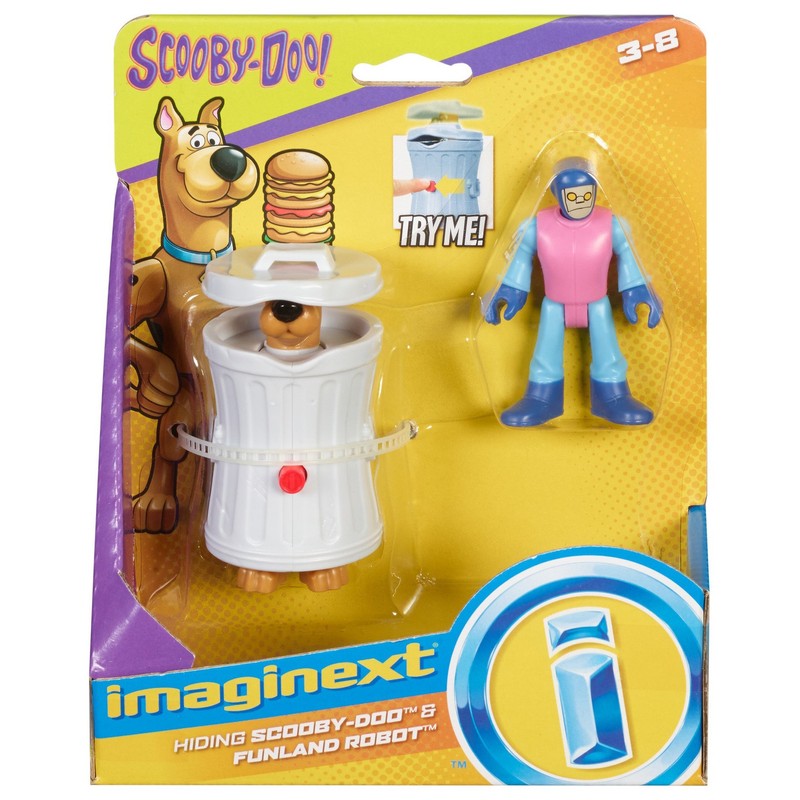 Fisher-Price Imaginext Scooby-Doo Hiding Scooby & Funland Robot - Figures,