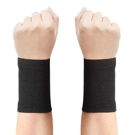 Clcyricher Wrist Support, Pack of 2, Thin Elastic Support Wristbands, Arm Joint Protection, Sports, Breathable, One Size Fits Most, Unisex, For Left and Right Use, High Elasticity, Fixed Support