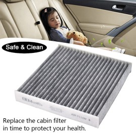OEMASSIVE CABIN AIR FILTER Car Activated Carbon Pollen for 17~22 Honda CR-V CRV 1.5L only