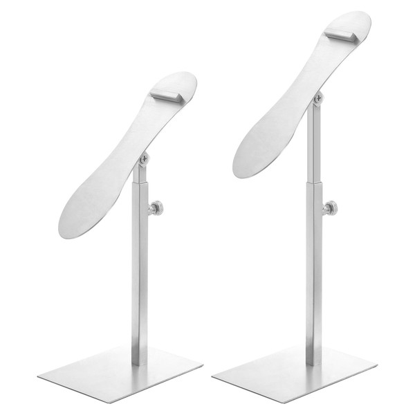 sourcing map 2 Pcs Shoe Display Stand, Adjustable Height Risers