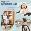 Foldable Toddler Kitchen Stool Helper, Toddler Standing Tower with 3