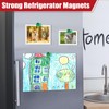 TOP MAGNETS 22pcs Fridge Magnets - Green Cute Refrigerator and