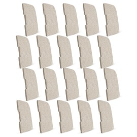 QLZOZB 20 Pcs Filter Fit for 307 407 306 406 for Fish Tank, Gray Pad Aquarium Canister Filter