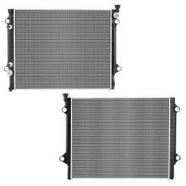 LEDKINGDOMUS Aluminum Radiator For 2016-2023 Toyota Tacoma Base Limited SR SR5 TRD 2.7L 3.5L