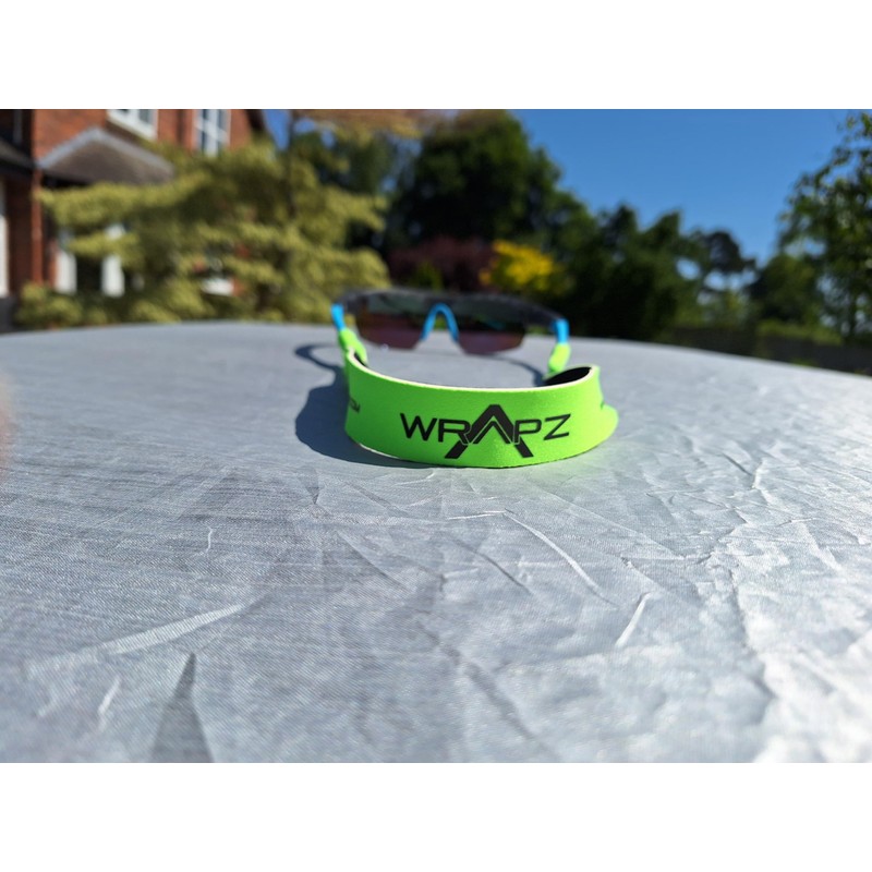 WrApz Fluorescent Green Neoprene Floating Glasses Retaining Strap