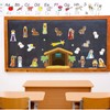 28 Pcs Christian Nativity Bulletin Board Set Religious Nativity Scene