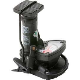 Panaracer FTP-BKG-S Air Pump, Foot Pump, S, SG Standard, Compatible with Schrader, English, Presta Valves, Black