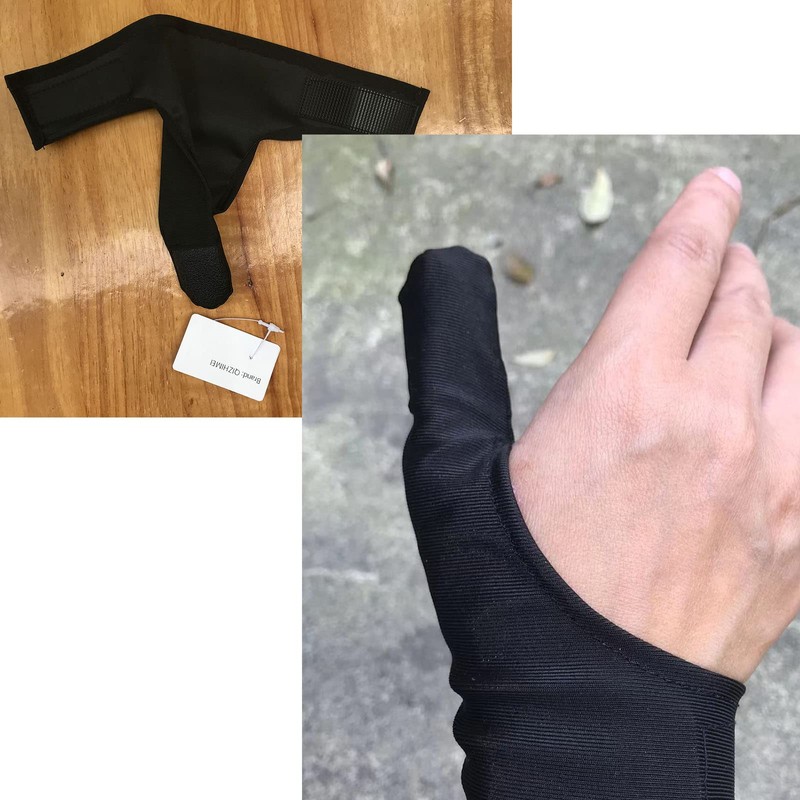 QIZHIMEI Bowling Glove - Thumb Saver Protector, Stabilizer for Bowling