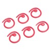 50PCS Metal Stitch Markers Spiral Markers Multifunctional Crochet Locking Hooks