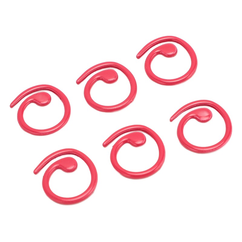 50PCS Metal Stitch Markers Spiral Markers Multifunctional Crochet Locking Hooks
