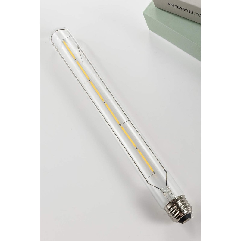 Leools Vintage LED Filament Bulb T300, 6W Dimmable T10 Edison