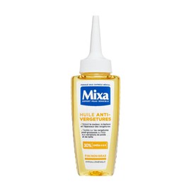 Mixa - Anti Stretch Mark Oil - 30% Omega 6 & 9 - Reduces Color, Texture & Thickness of Post-Pregnancy Stretch Marks or Variations in Weight & Height - 100ml