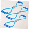 KOMBIUDA Flat Latex Resistance Bands Set Shape Exercise Bands for