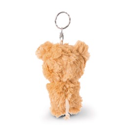 NICI 46312 Glubschis Keyring Dog Lollidog 9cm, Brown/White