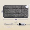 Heating Pad, Weighted Heating Pad with Massaging Vibrations, 6 Heat