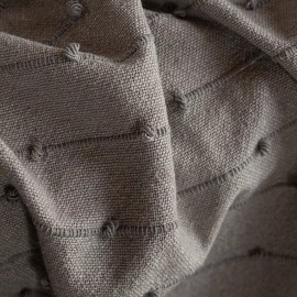 Vianney Frazada Tejida Mumbai Gris Neu De 90cm X 1.50 Metros Vianney