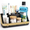 GFWARE Gold Toothbrush Holders for Bathrooms Countertop Organizer - Detachable