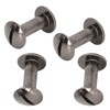200 Sets Book Binding Screw Environmental Brass Metal Chicago Binding
