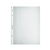 Herlitz A4 Grained Water Proof Punched Pocket - Clear (100