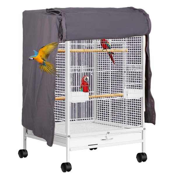 QBLEEV Birdcage Cover, Breathable Night Cover for Bird Cages, Parrot