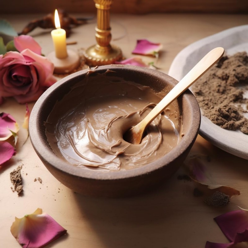 Ghassoul Lava Earth Powder - Ultra Fine Clay for Hair