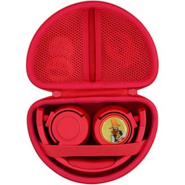 co2CREA Hard Portable Protective Case for All-In-One Audio Player Starter Set Pini Red Cookie Crew Audio Chip Travel Headphones, Bag Only
