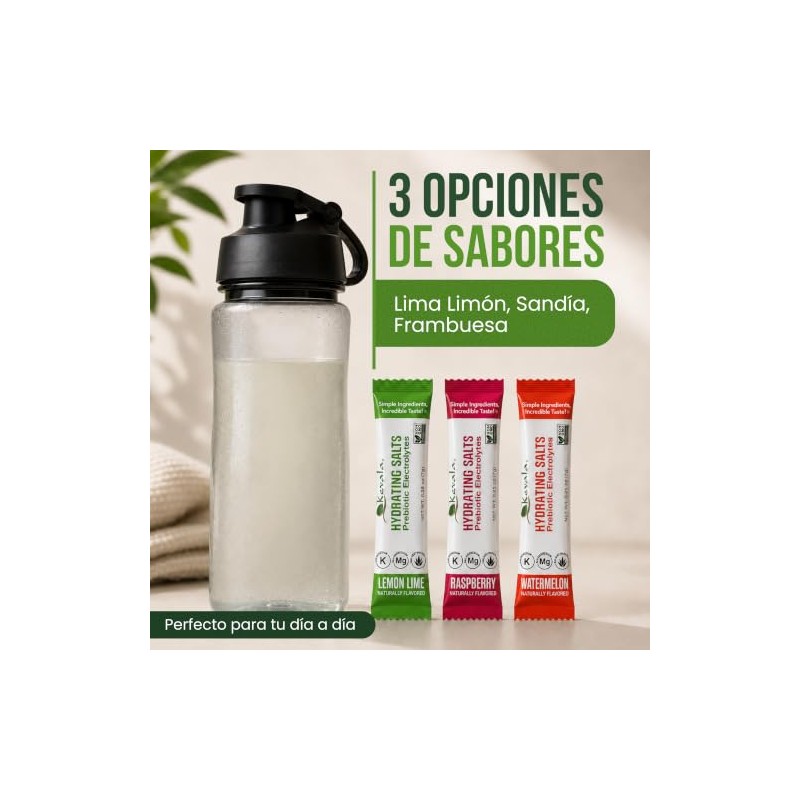 Kevala Electrolitos Sin Azúcar | Vitamina C y Prebióticos |