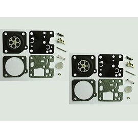 Carburetor Repair/Rebuild Kit Replaces ZAMA RB-283 for Echo Engine ZAMA RB-110128D RB-Z011-120-0608-A RB-Z011-120-0652-A(Pack of 2)