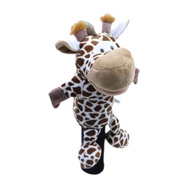 Colcolo Plush Golf Club Headcover Animal Wood Driver Head Cover Replacement Sleeve Funny Fairway Wood Headcover for Golf Bag Accessories Outdoor Sports Women Men Golfer, Brown Deer