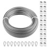 VEVOR 1/8 Stainless Steel Cable, 1/8 Wire Rope, 100 FT