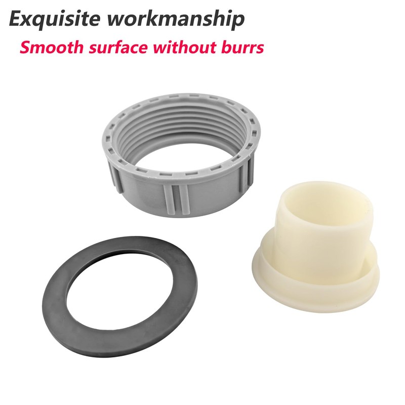 Qrity 1 Piece Kitchen Sink Drain Pipe Connector 45 mm