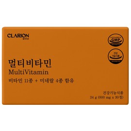 클라리온 종합 멀티비타민 24g 30정 1개 미네랄 / 클라리온 종합 멀티비타민 24g 30정 1개 미네랄