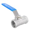 TAILONZ PNEUMATIC 1/2 PT 304 Stainless Steel Ball Valve Set,