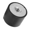 Pack of 4 Anti-Vibration Rubber Insulator Brackets, Internal Thread, Anti-Vibration